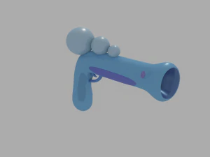 BubbleGun Modello 3D