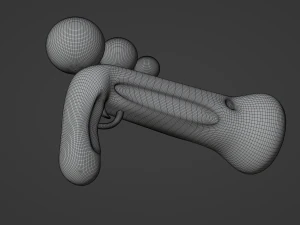 BubbleGun Modello 3D
