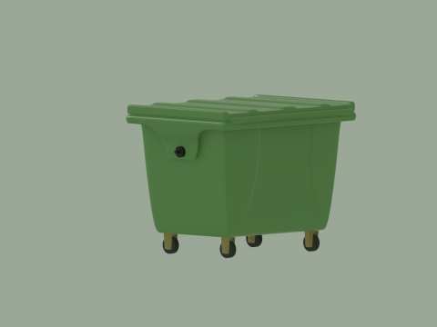 Trash Bin 3D Modell