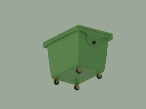Trash Bin 3D Model