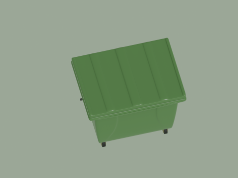 Trash Bin 3D Modell