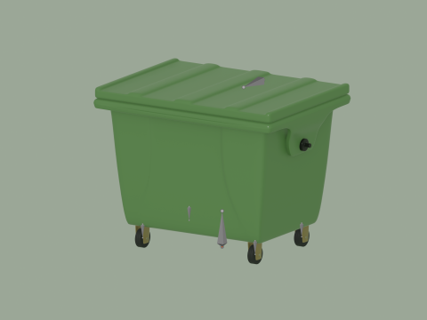 Trash Bin 3D Modell