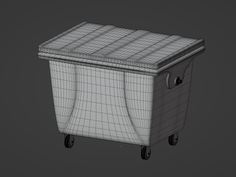 Trash Bin 3D Modell