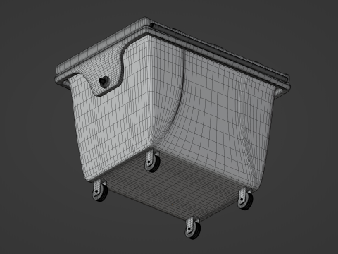 Trash Bin 3D Modell