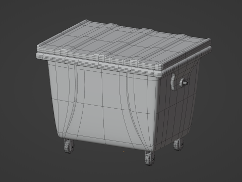 Trash Bin 3D Modell