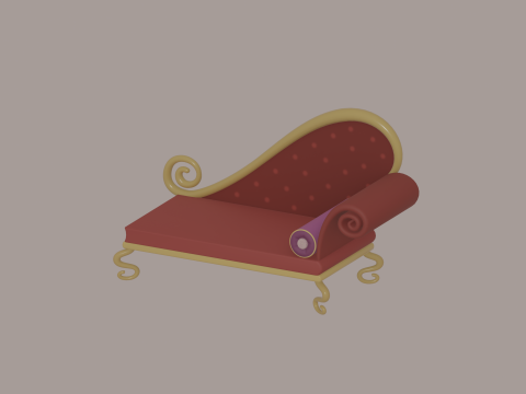 Sofá desmayado Modelo 3D