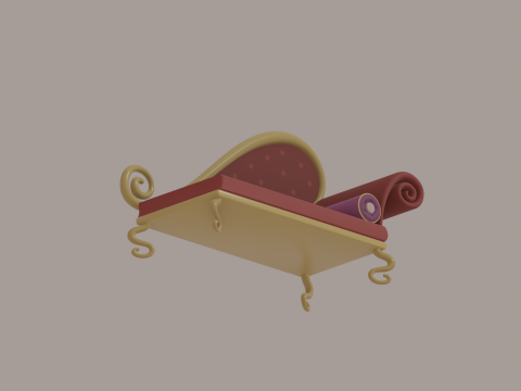 Sofá desmayado Modelo 3D