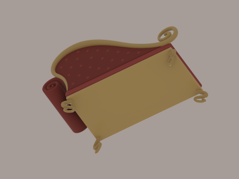 Sofá desmayado Modelo 3D