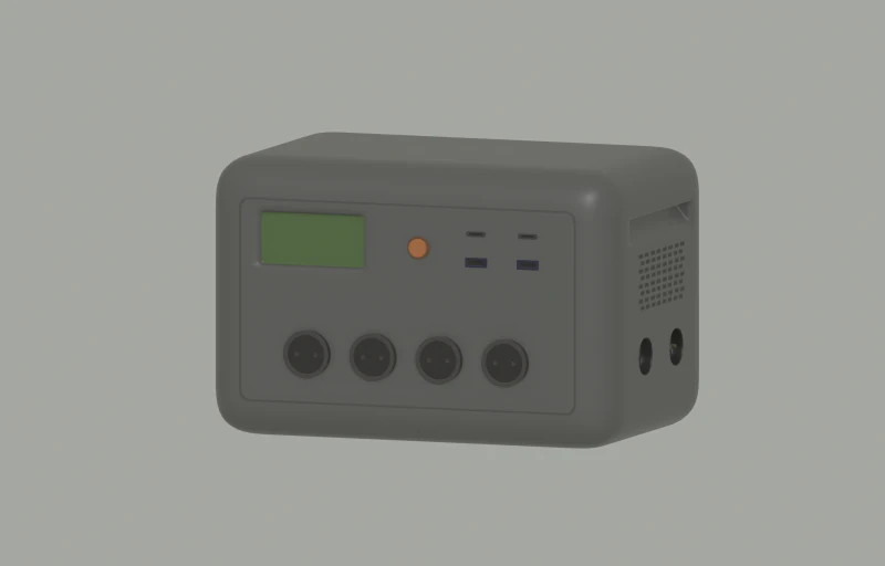 Power Station 3D Model .c4d .max .obj .3ds .fbx .stl .blend 