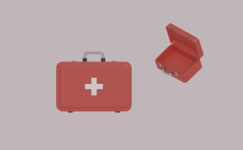 First Aid Kit Model 3D .c4d .max .obj .3ds .fbx .stl .blend 