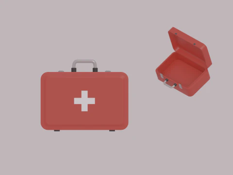 Аптечка першої допомоги 3D Модель