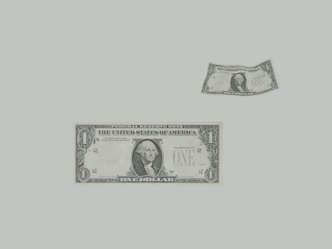 One-Dollar Bill Model 3D