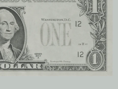 Banconota da un dollaro Modello 3D