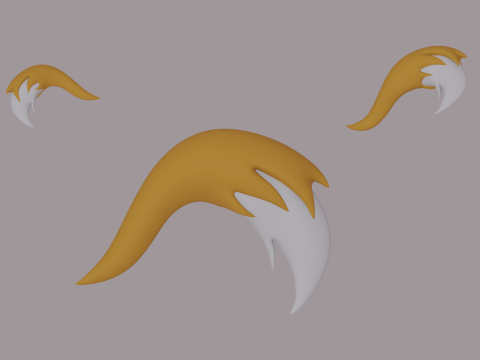 Fox Tail 3D मॉडल