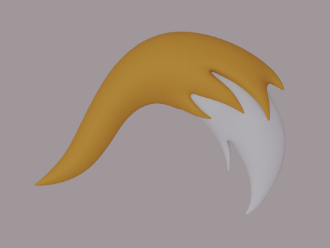 Fox Tail 3D Модель