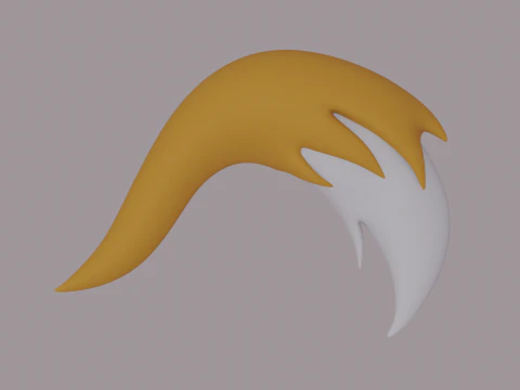 Fox Tail 3D Model