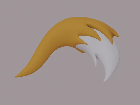 Fox Tail 3D Model