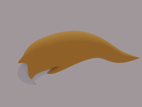 Fox Tail 3D Модель