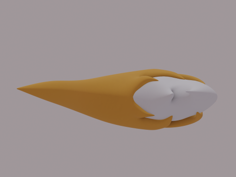 Fox Tail 3D Модель