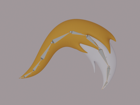 Fox Tail 3D Модель