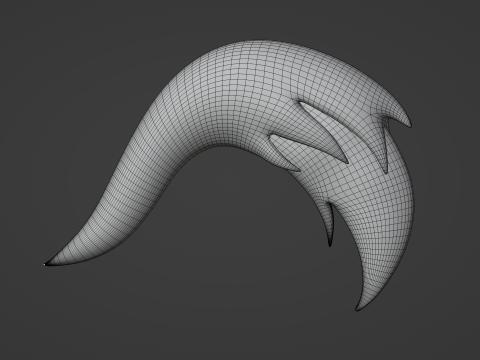 Fox Tail 3D Модель