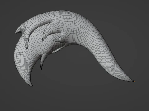Fox Tail 3D Model