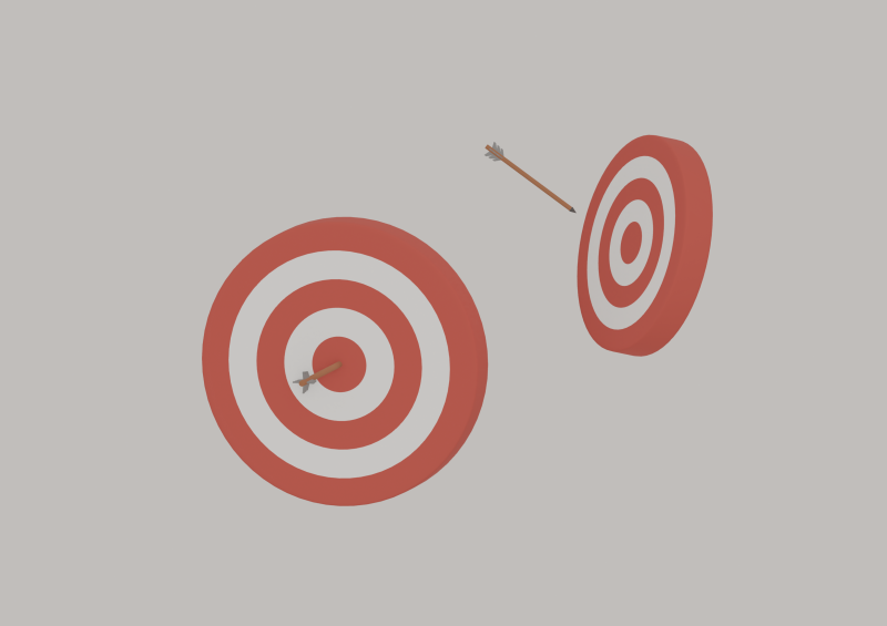 Red-White Target 3D 模型 .c4d .max .obj .3ds .fbx .stl .blend 
