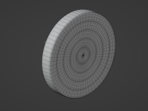 Red-White Target 3D 模型