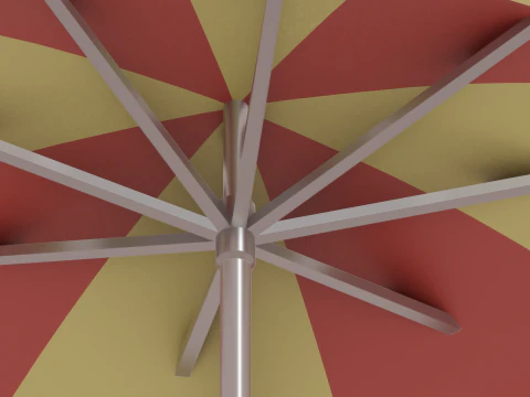 Hot Dog Cart 3D Model