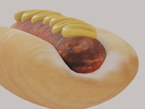Hot Dog 3D Модель