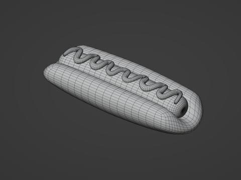 Hot Dog 3D Модель