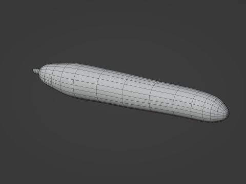 Long Cucumber 3D Модель