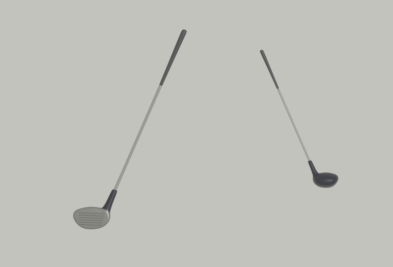Golf Club 3D 模型 .c4d .max .obj .3ds .fbx .stl .blend 