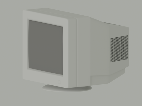 Old Computer Monitor Model 3D