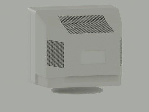 Old Computer Monitor Model 3D