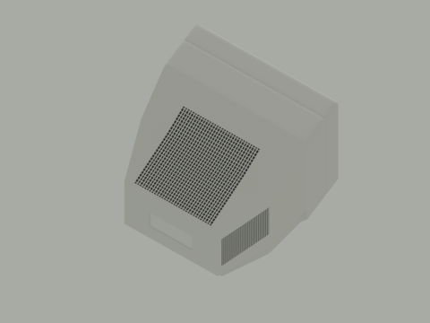 Old Computer Monitor Model 3D