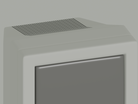 Old Computer Monitor Model 3D