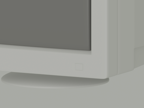 Old Computer Monitor Model 3D