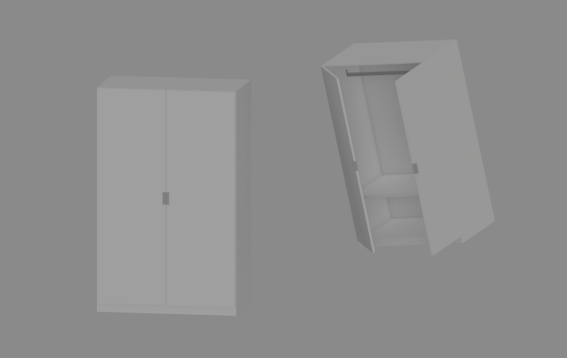 Closet 3D 模型 .c4d .max .obj .3ds .fbx .stl .blend 