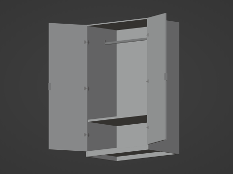 Closet 3D 模型