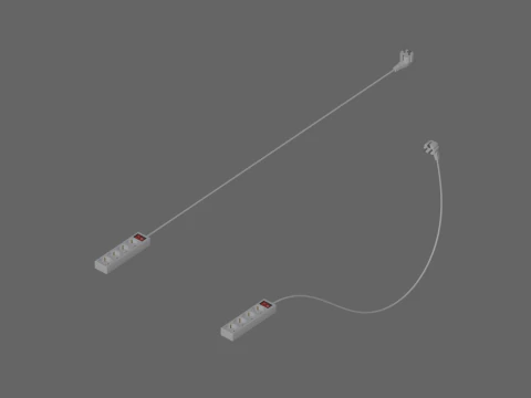 電源タップ 3Dモデル