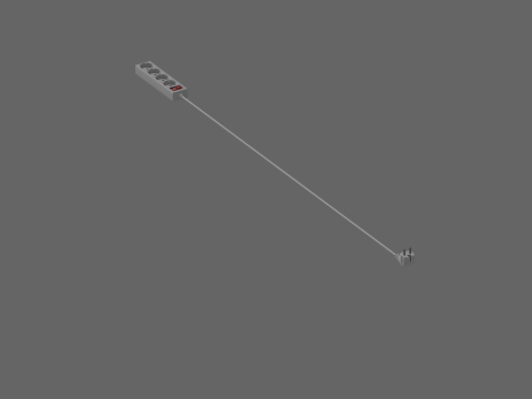 Power Strip Model 3D