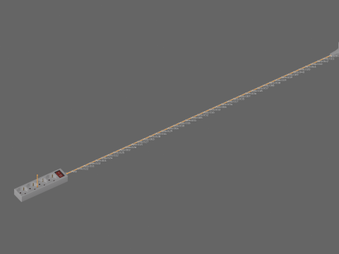 Power Strip Model 3D
