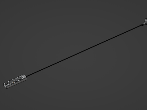Power Strip Model 3D