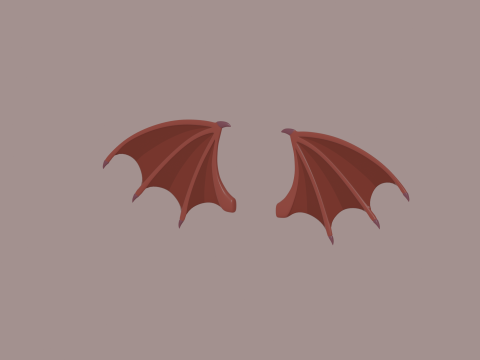 Devils Wings Model 3D