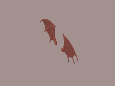 Devils Wings Model 3D