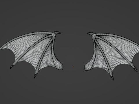 Devils Wings Model 3D