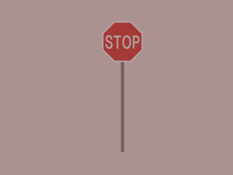 Stop Sign Modelo 3D