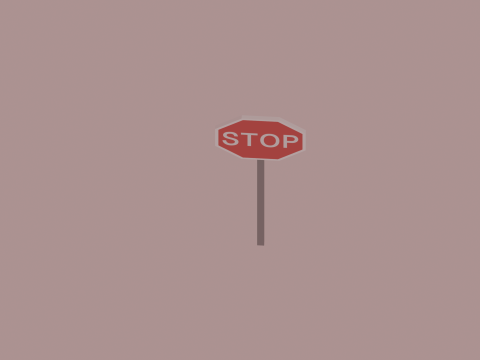 Stop Sign Modelo 3D