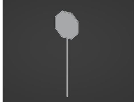 Stop Sign Modelo 3D